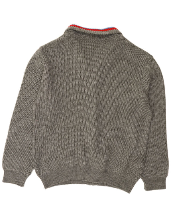 Maglione Cardigan Uomo Kappa XL Grigio Lana