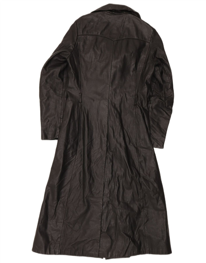 Cappotto in pelle da donna Klima UK 10 piccolo nero