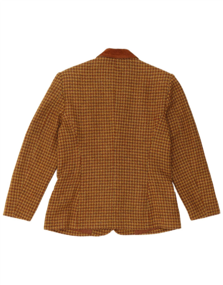 Giacca blazer da donna di Diana Bentall IT 42 pied de poule marrone medio
