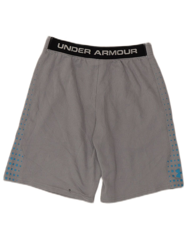 Pantaloncini sportivi Under Armour da bambino 11-12 anni Large in poliestere color block grigio
