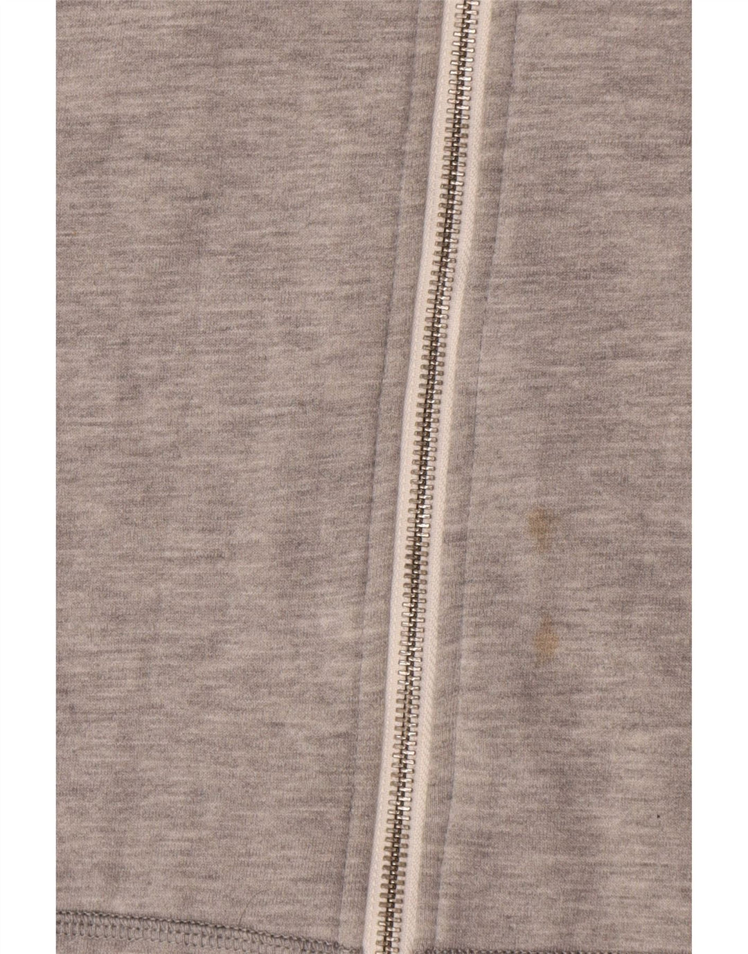 Maglione con cappuccio e zip da uomo Converse in cotone grigio medio