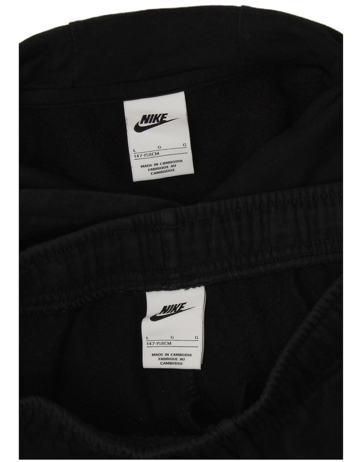 Tuta intera Nike da ragazza Loose Fit Graphic 12-13 anni Large in cotone nero