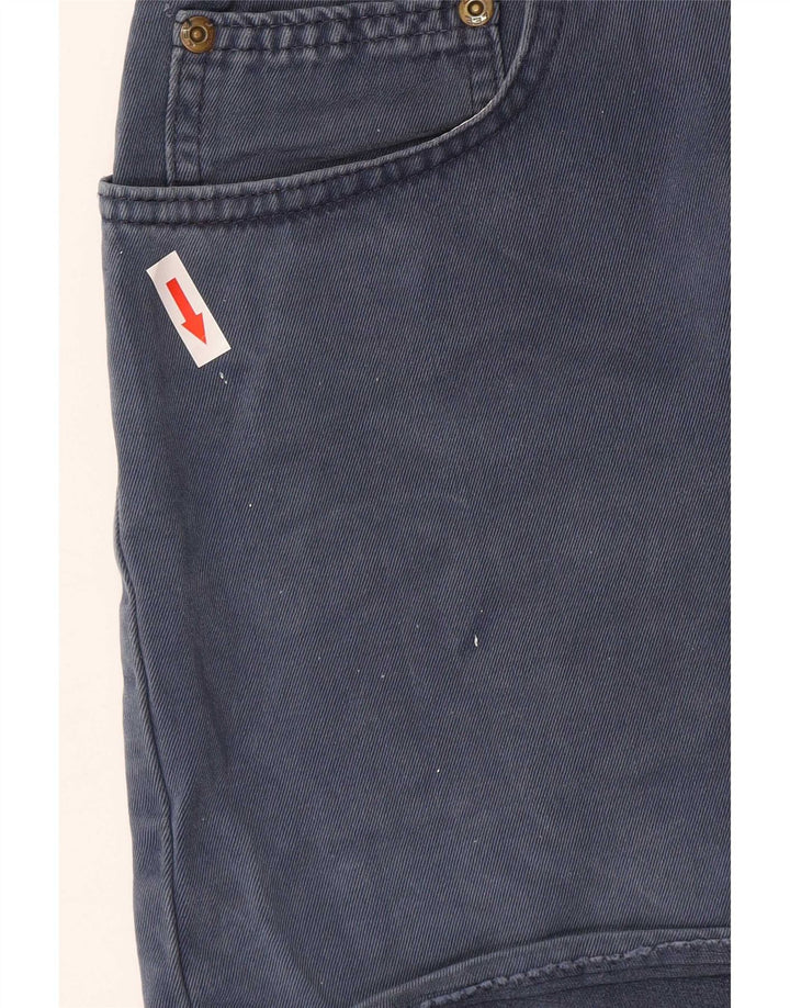 Pantaloncini di jeans da donna Lee W32 grandi cotone blu