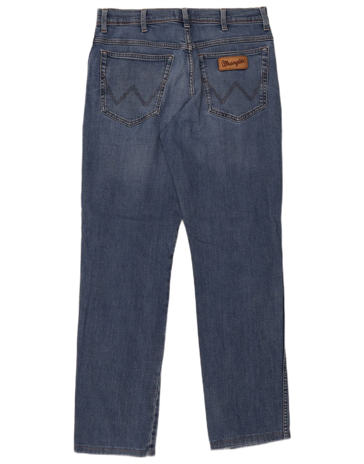 Jeans dritti da uomo Wrangler Texas W32 L31 cotone blu
