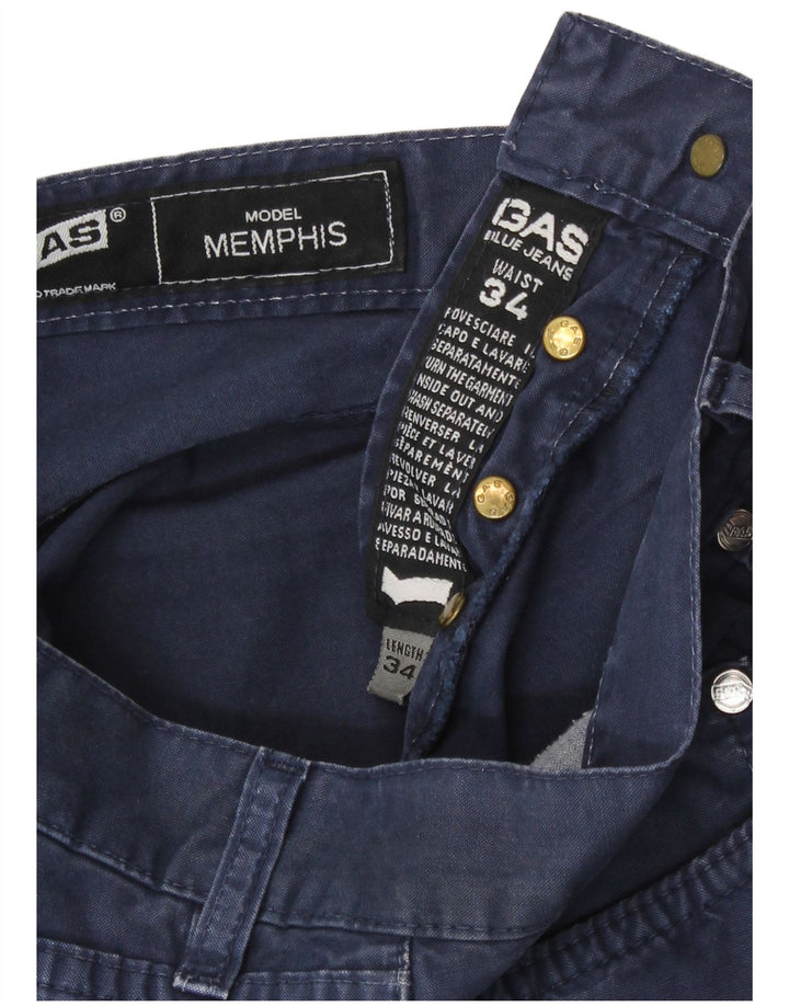 Pantaloncini casual da uomo Gas Memphis W34 grandi blu navy