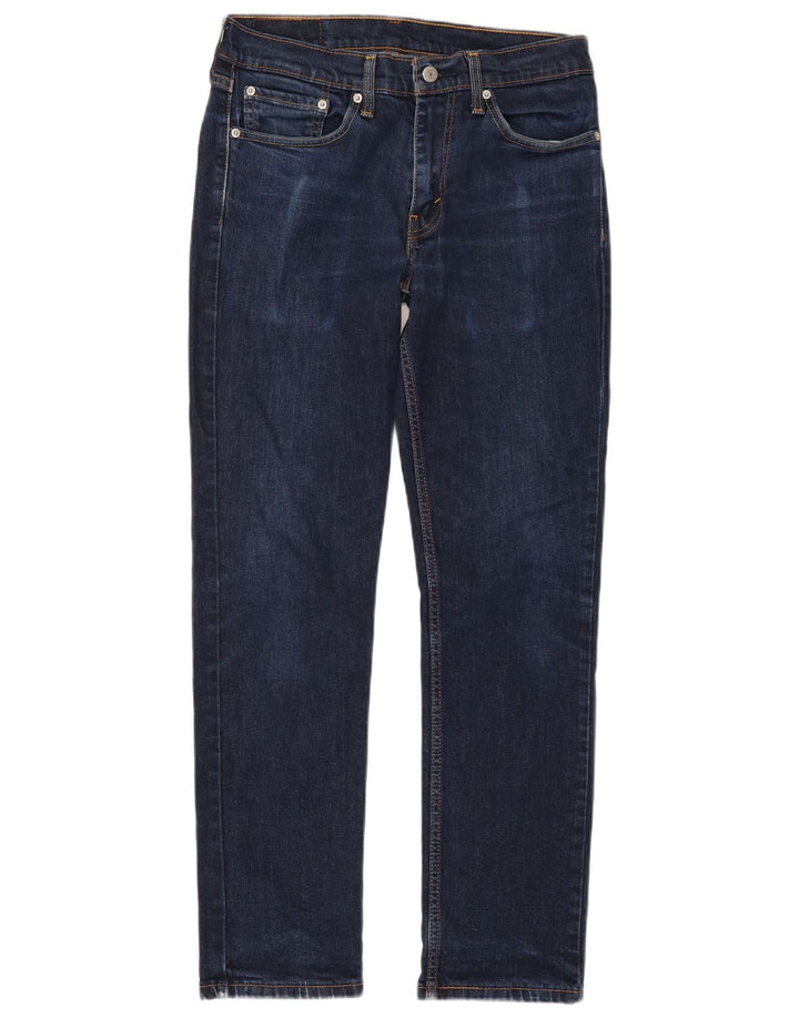 Levi's Uomo 511 Slim Jeans W31 L32 Blu Navy Cotone