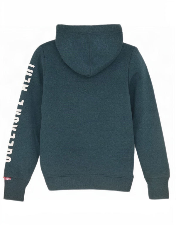 Felpa con cappuccio grafica da donna Superdry UK 10 Small Cotone verde