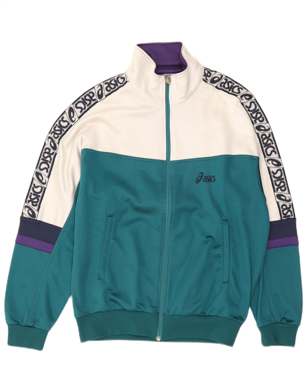 Tuta intera Asics da uomo con grafica IT 48 Medium Green Colourblock