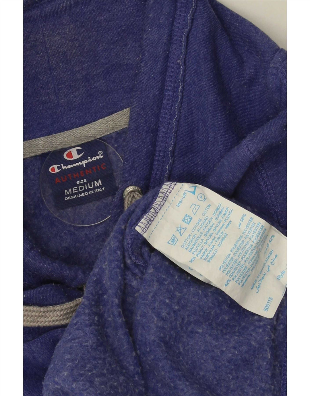 Felpa con grafica da donna Champion UK 14 Cotone blu medio
