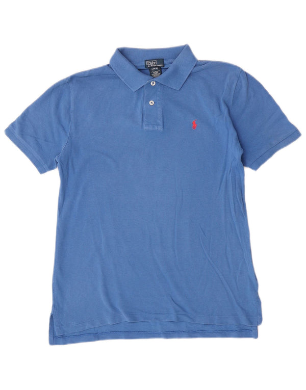 Polo Ralph Lauren da bambino, 14-15 anni, grande, in cotone blu