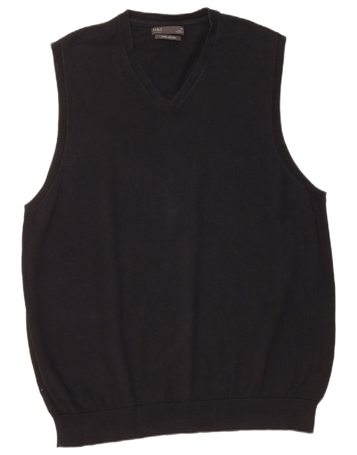 Canotta da uomo Marks & Spencer XL in cotone nero