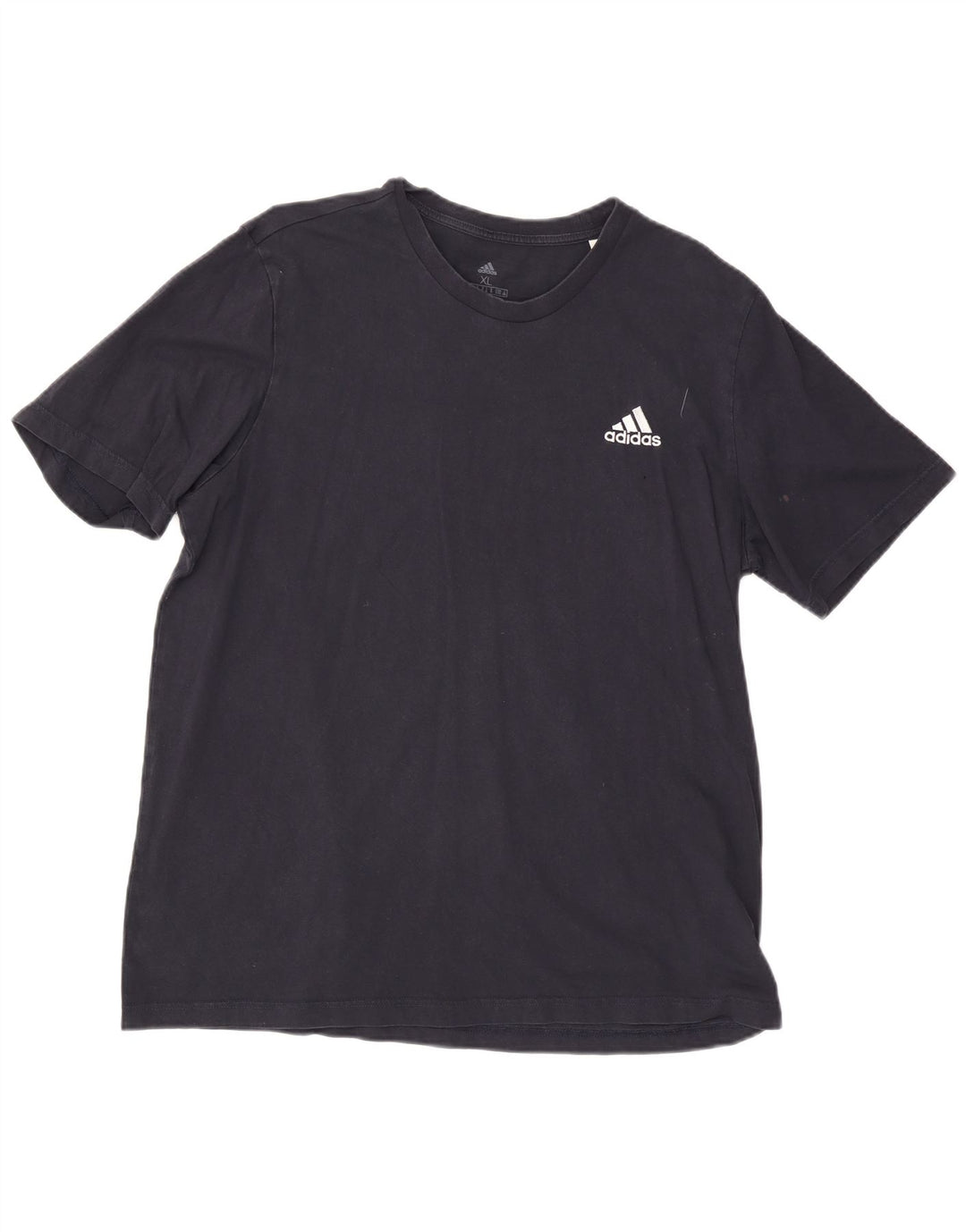 T-shirt da uomo Adidas Top XL blu navy in cotone