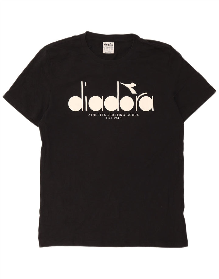 T-shirt grafica da uomo Diadora Top 2XL Nera