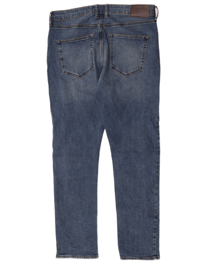 Jeans slim da uomo French Connection W34 L30 cotone blu