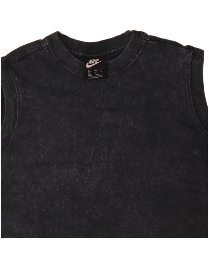 Canotta corta da donna NIKE UK 18 XL cotone grigio
