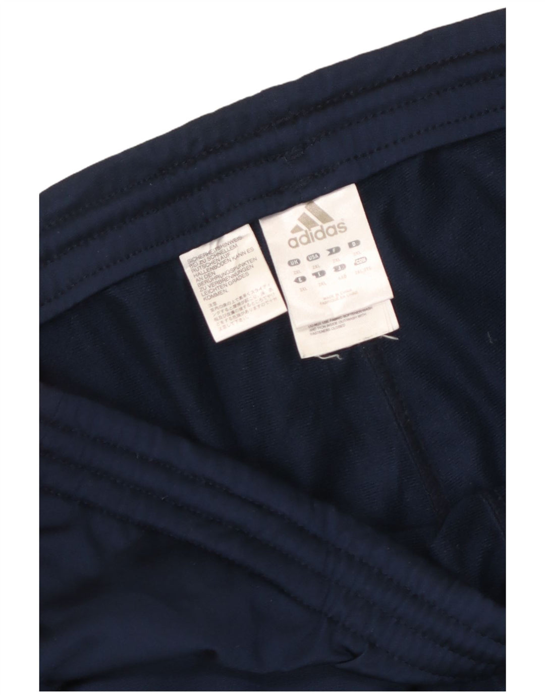Pantaloni da tuta da uomo Adidas 2XL Poliestere color block blu navy