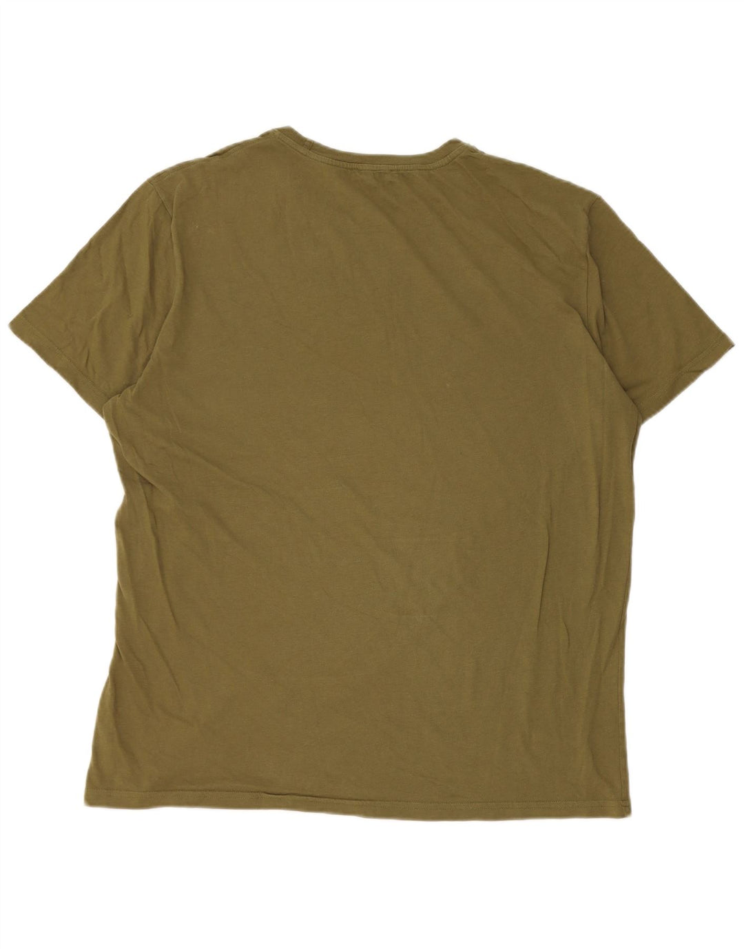 T-shirt da uomo Benetton Top XL in cotone kaki