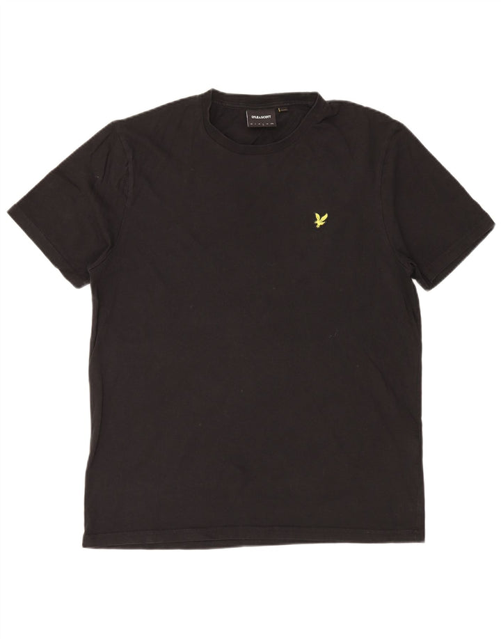 T-shirt da uomo Lyle & Scott Top grande in cotone nero