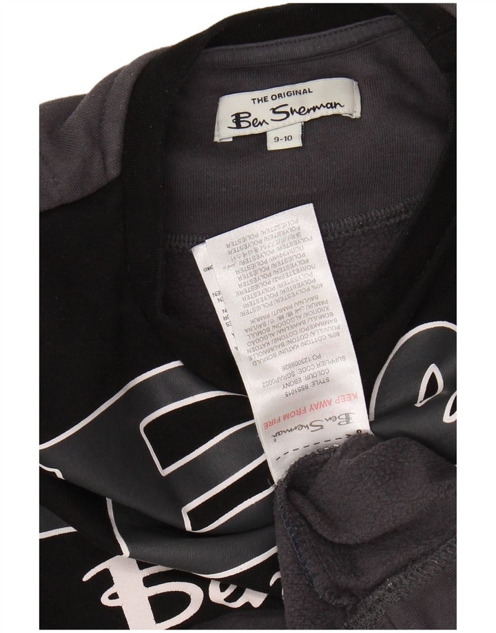 Felpa con grafica per ragazzi BEN SHERMAN, 9-10 anni, color block grigio
