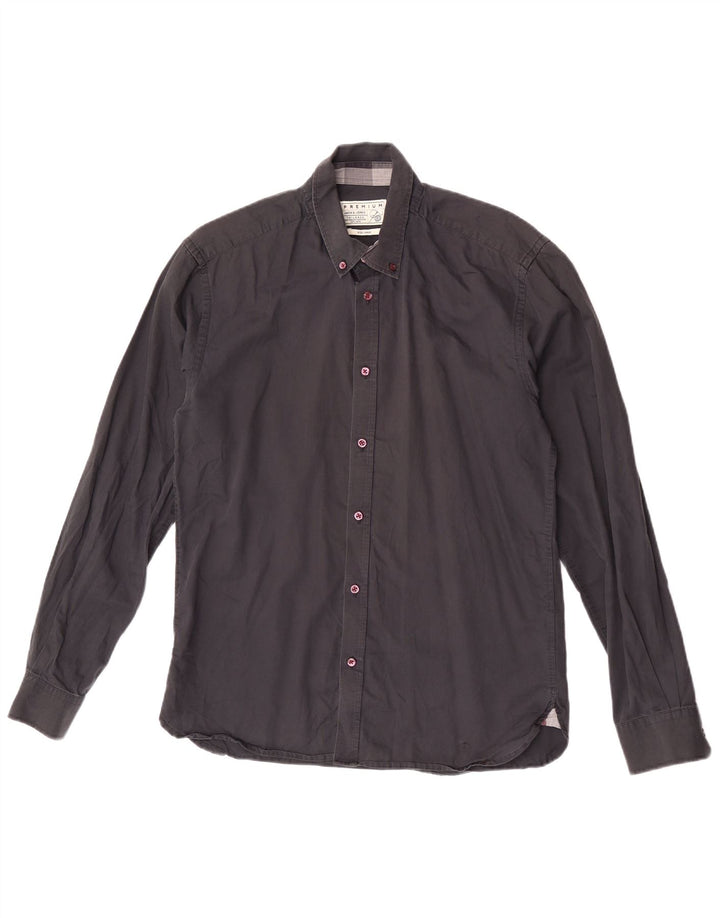 Camicia da uomo Jack & Jones grande blu navy