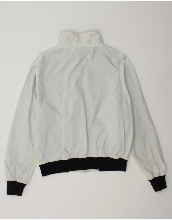 REFRIGIWEAR Womens Bomber Jacket UK 16 Large White Polyamide