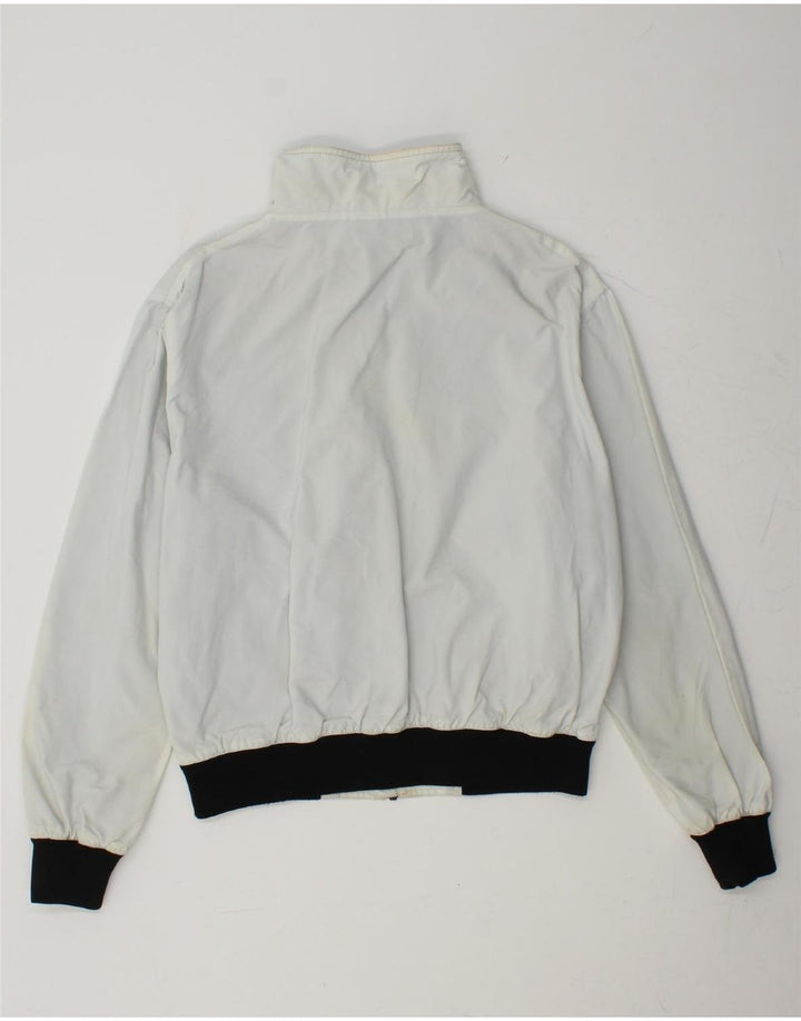 REFRIGIWEAR Womens Bomber Jacket UK 16 Large White Polyamide