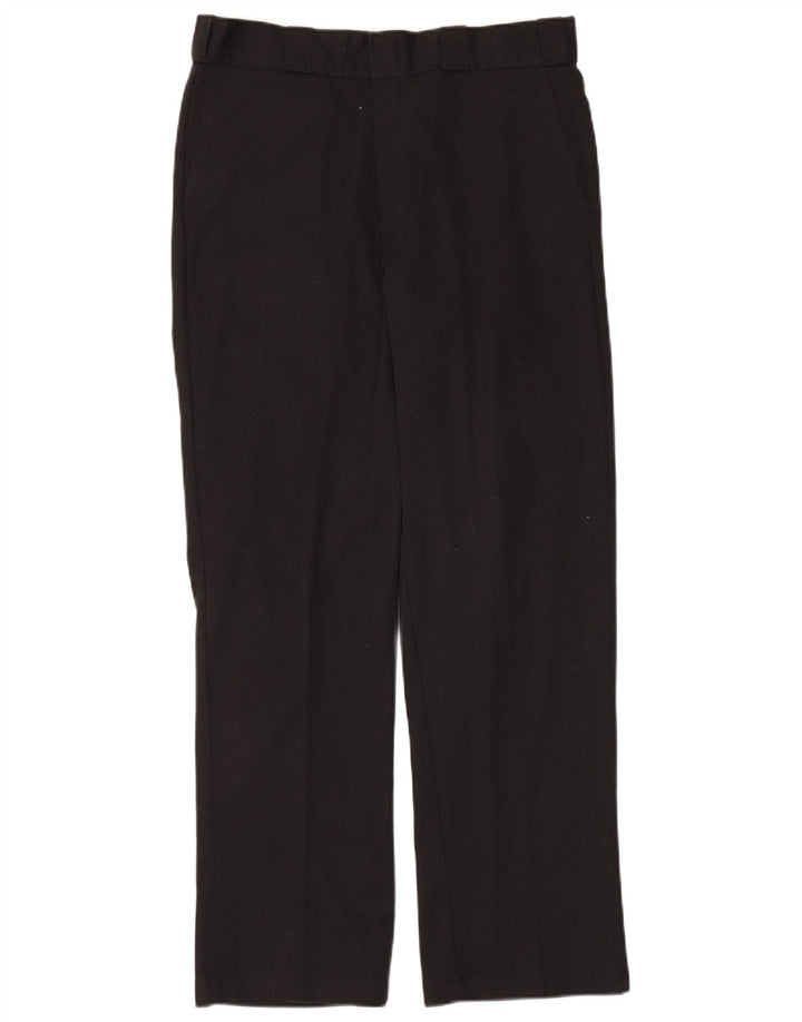 Pantaloni chino dritti da uomo Dickies W34 L32 poliestere nero