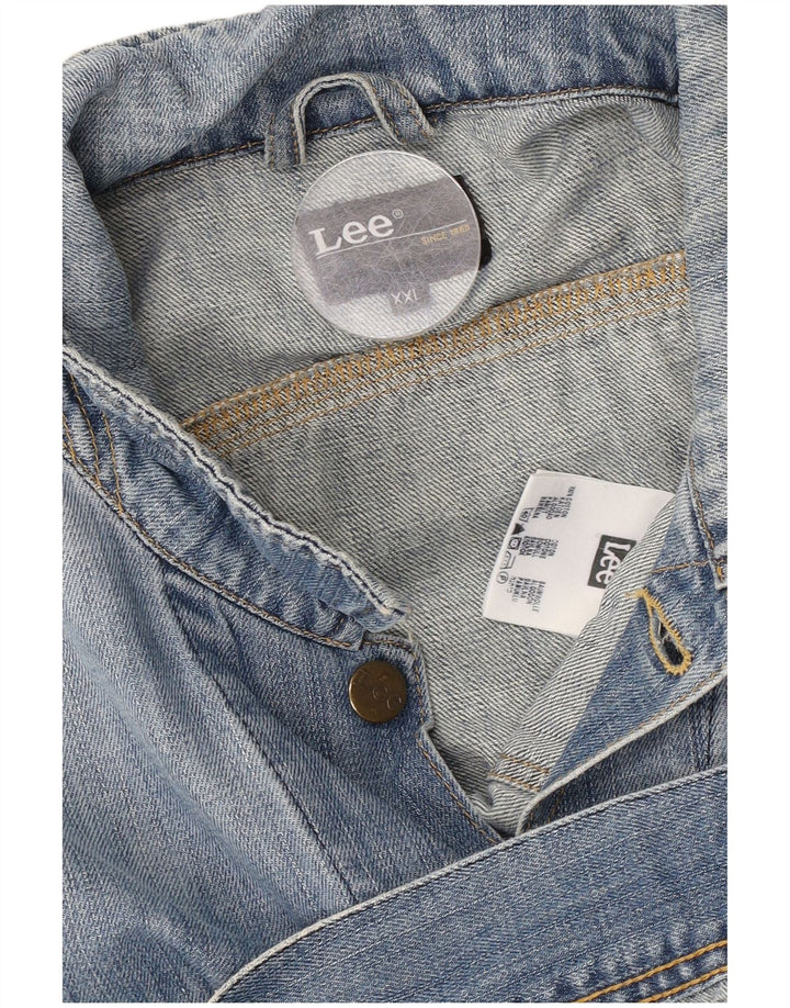 Giacca di jeans da uomo Lee UK 44 2XL Cotone blu
