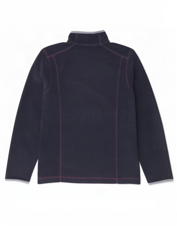 Giacca in pile da donna Weird Fish UK 12 poliestere medio blu navy