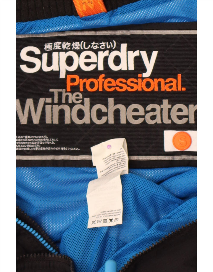 Giacca a vento da uomo Superdry The Windcheater UK 36 Small Nylon nero
