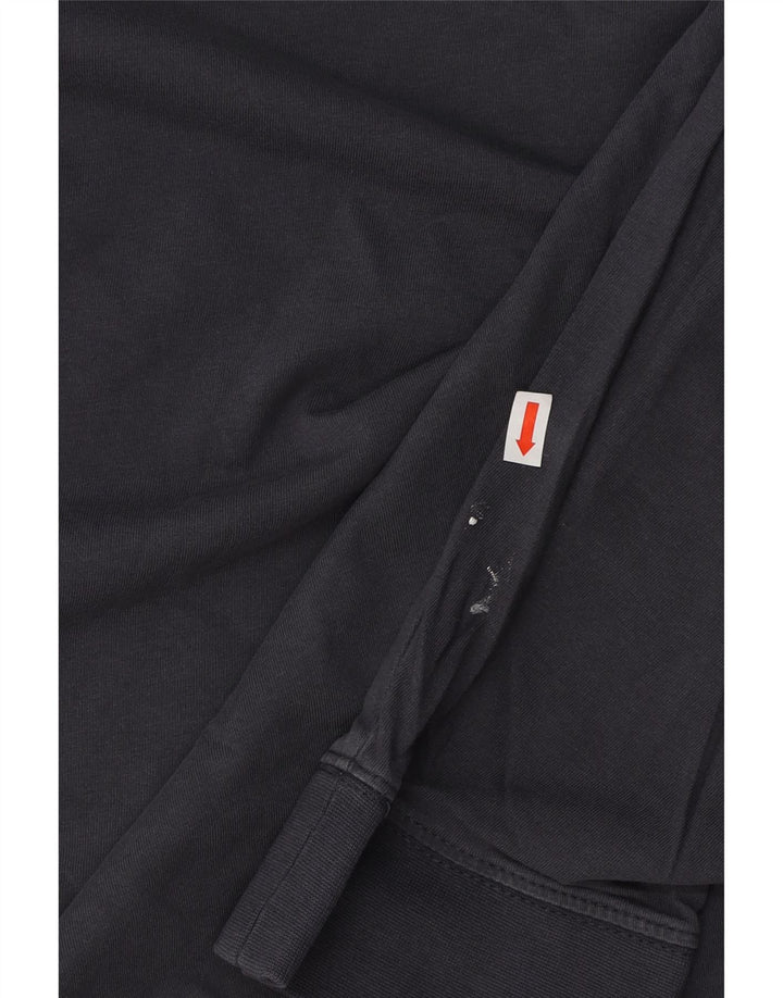 EDDIE BAUER Top da uomo a maniche lunghe XL in cotone blu navy