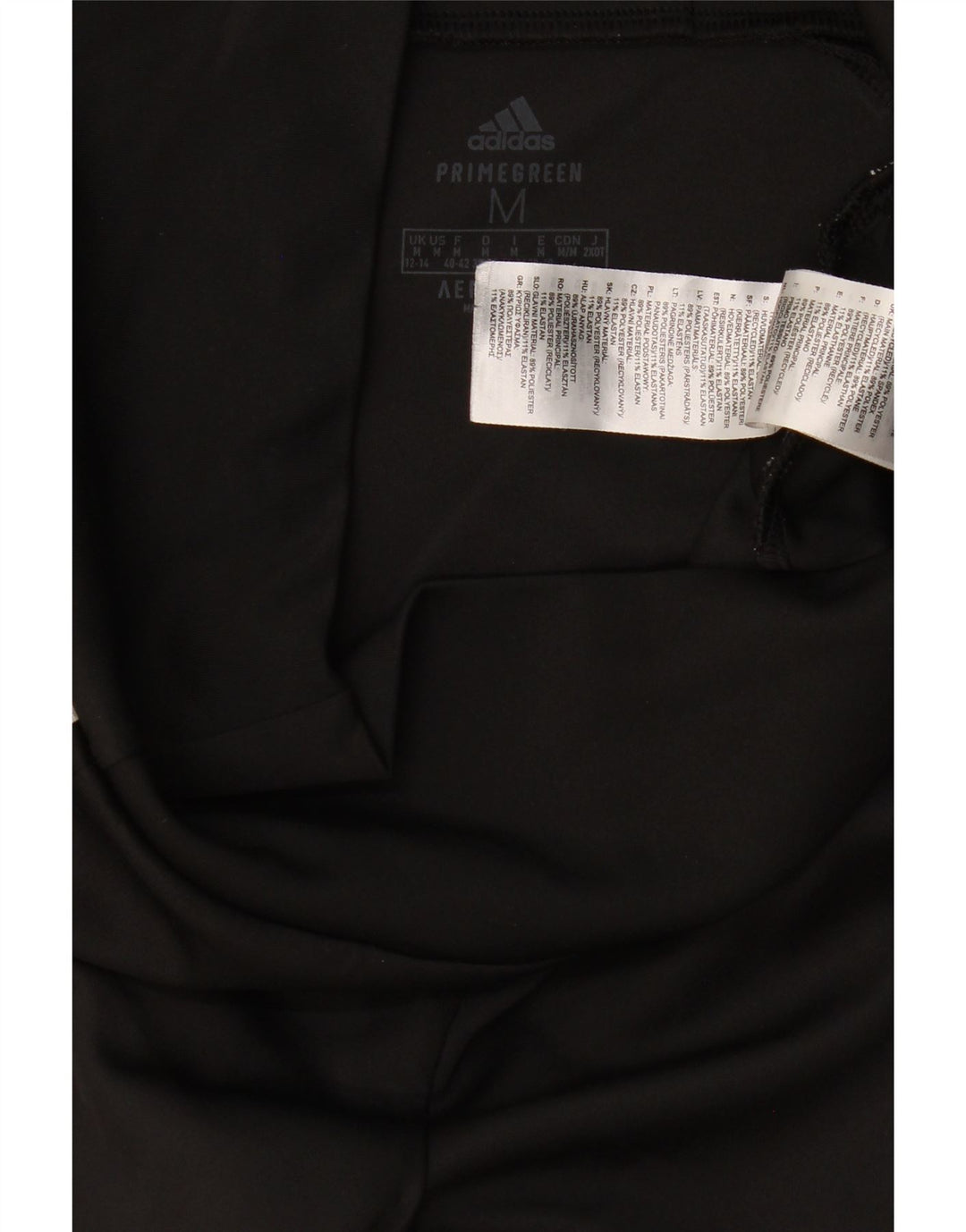 Leggings Adidas Aeroready Capri da donna UK 12/14 poliestere nero medio