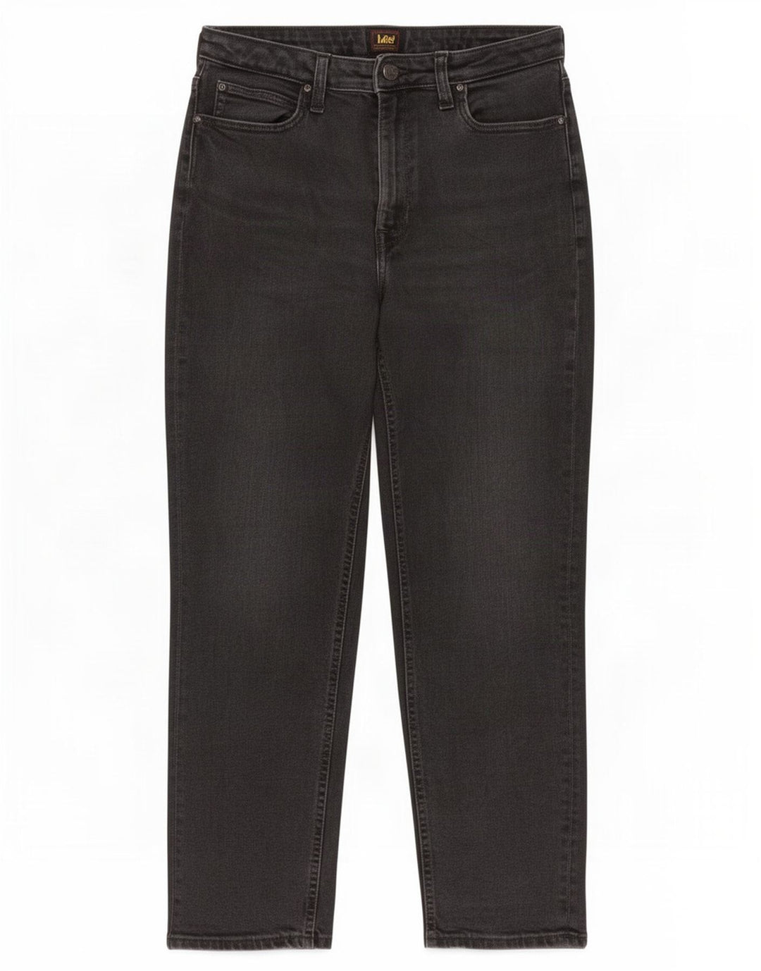 Jeans dritti Carol da donna Lee W32 L26 cotone grigio