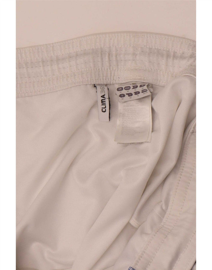 Pantaloncini sportivi Adidas Clima 365 da uomo in poliestere bianco medio