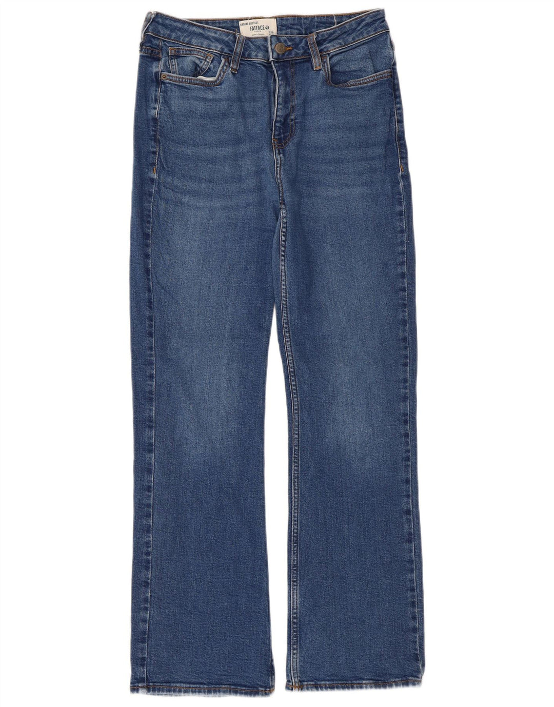 Jeans bootcut da donna Fat Face UK 12 medio W30 L29 cotone blu