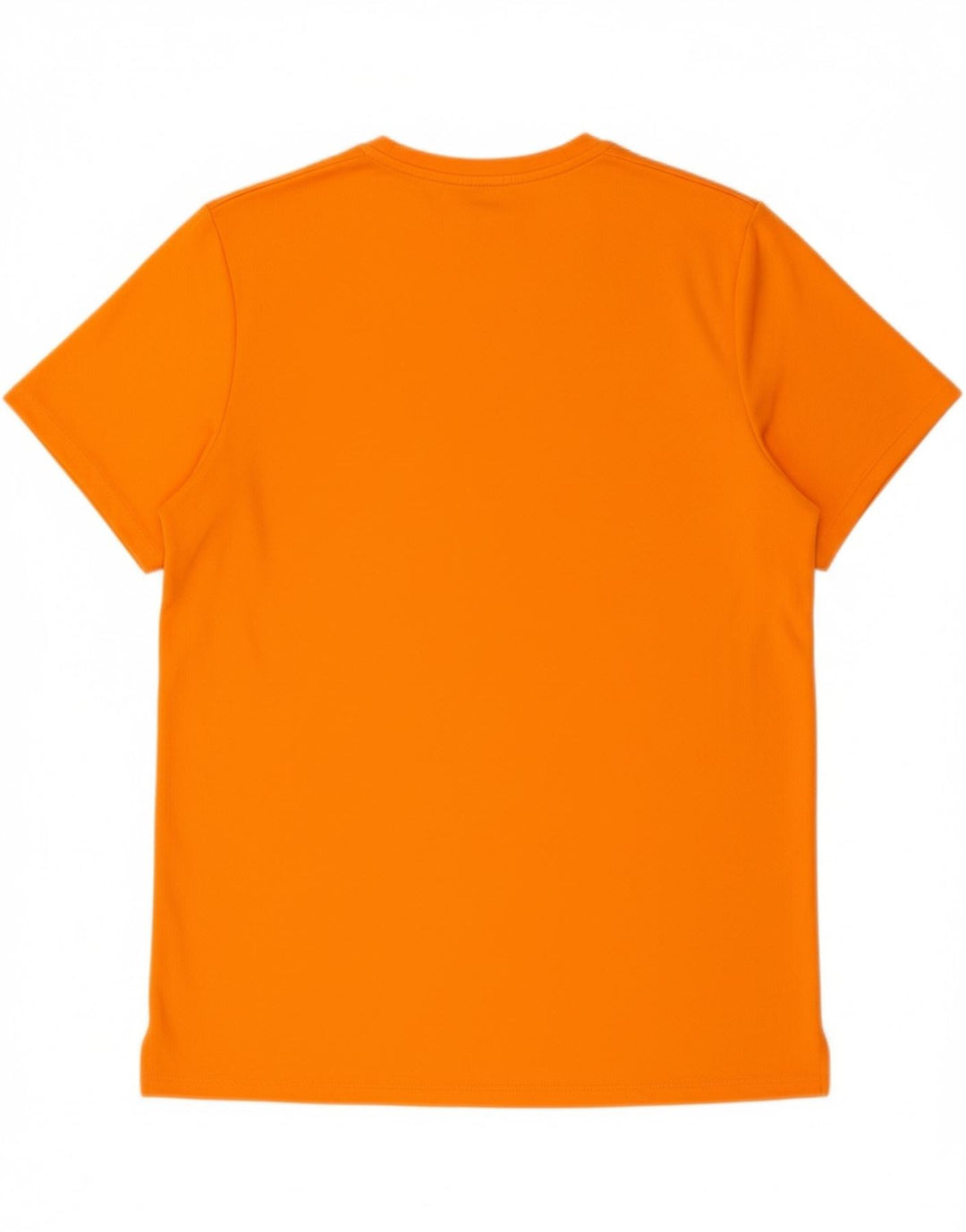 NIKE Mens Dri Fit Graphic T-Shirt Top Large Orange Polyester Vintage Nike and Second-Hand Nike from Messina Hembry 