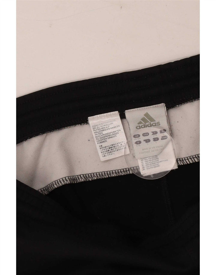 Pantaloni da tuta da uomo Adidas UK 38/40 Medium Nero Poliestere