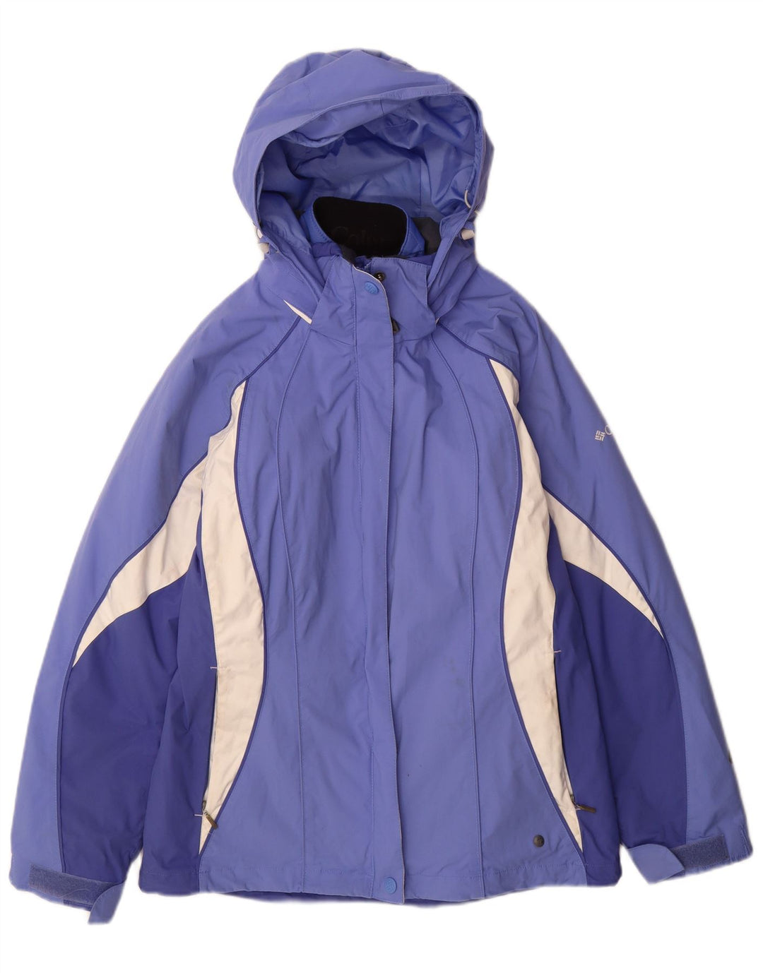 Giacca a vento Columbia Interchange da donna UK 10 Small Blue Colourblock