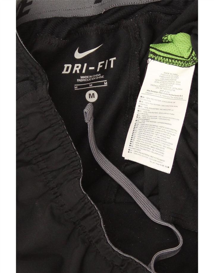 Pantaloni da tuta Nike Dri Fit da uomo, poliestere color block medio nero
