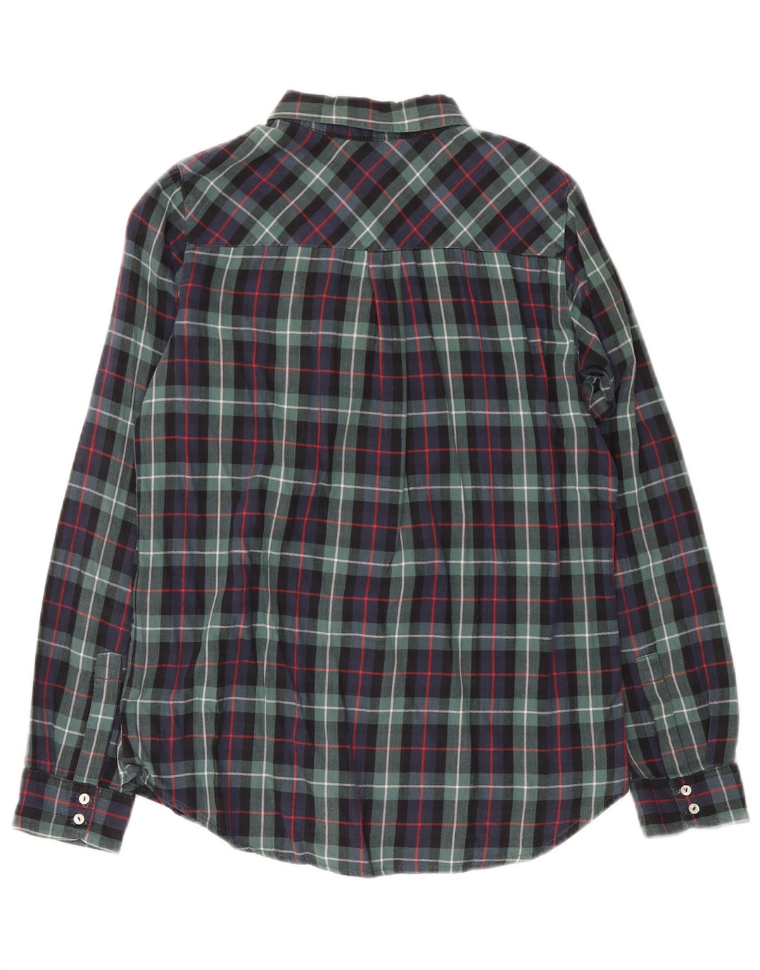 Camicia in flanella oversize da donna Zara UK 6 XS in cotone a quadri multicolore