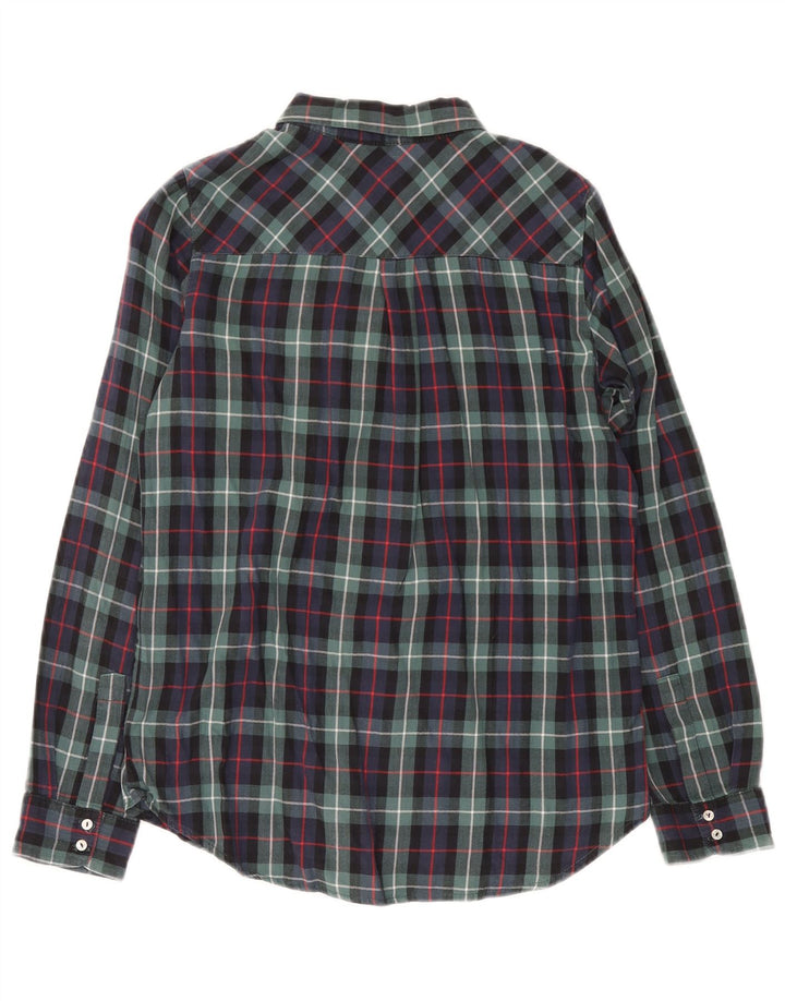 Camicia in flanella oversize da donna Zara UK 6 XS in cotone a quadri multicolore