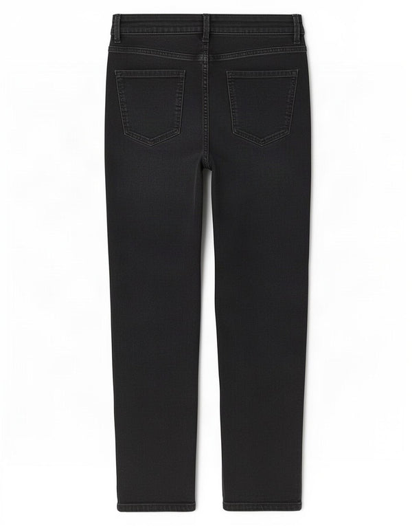 Marks & Spencer Donna The Sienna Straight Jeans UK 14 Large W30 L30 Nero