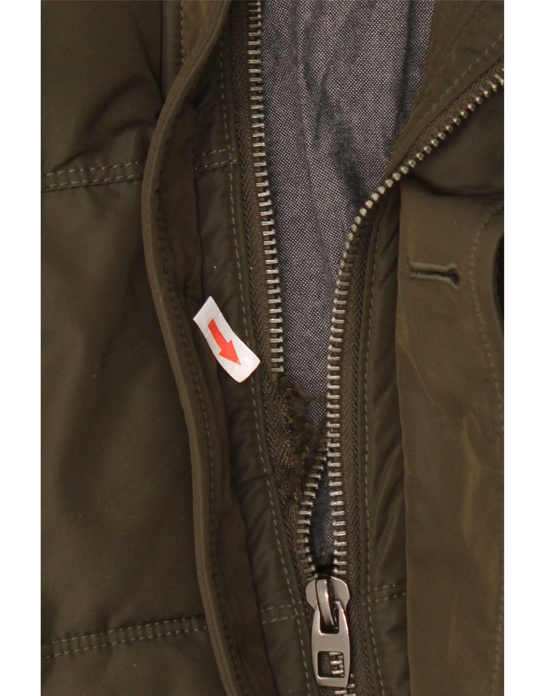 Giacca imbottita da uomo Zara UK 38 media kaki