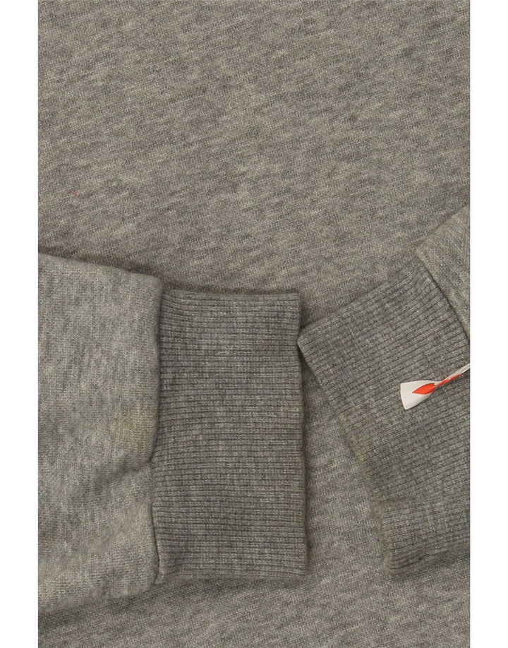 Felpa grafica da uomo Puma Maglione in cotone chiazzato grigio medio