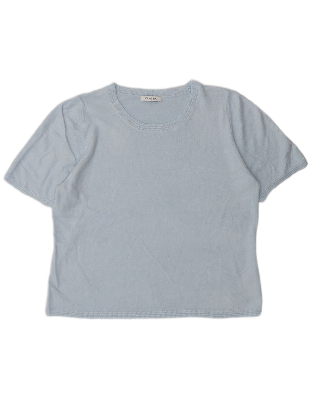 Top camicetta da donna Marks & Spencer UK 16 grande acrilico blu