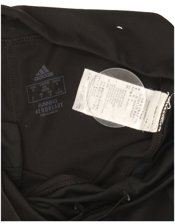 ADIDAS Womens Aeroready Tracksuit Trousers UK 10 Small Black Polyester