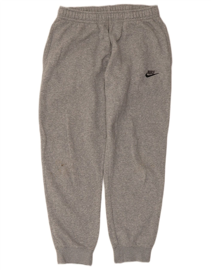 Pantaloni da tuta da uomo Nike Joggers in cotone chiazzato grigio medio