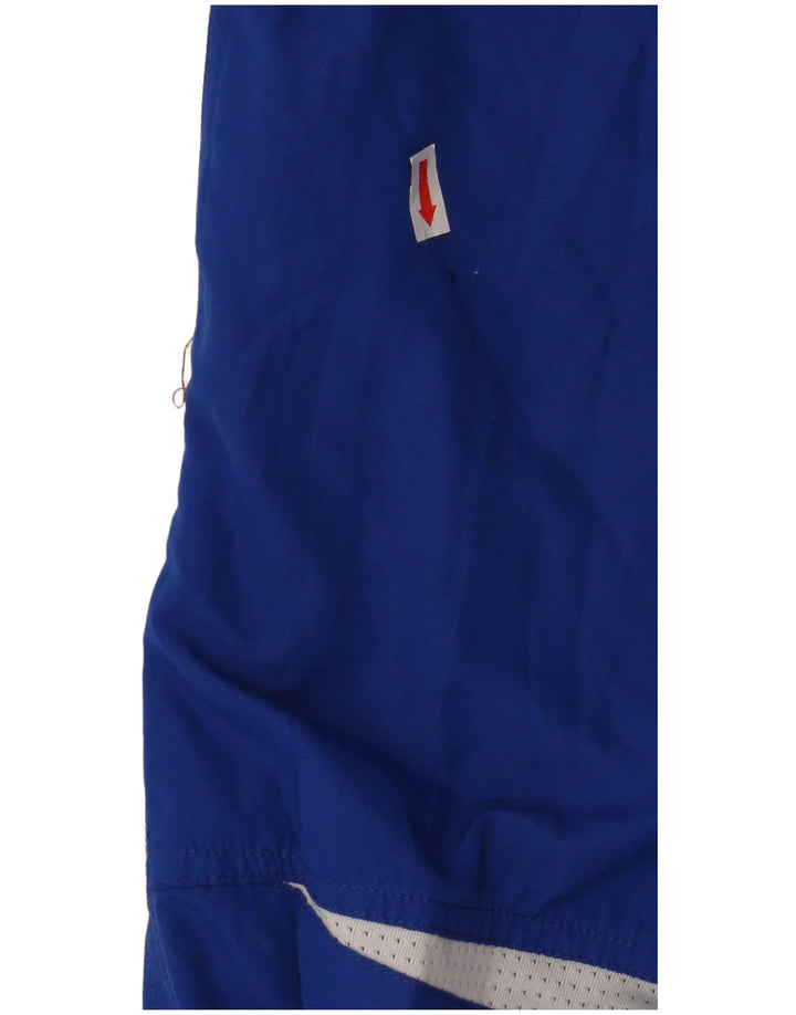 Pantaloncini sportivi da uomo Adidas Bermuda grandi in poliestere color block blu