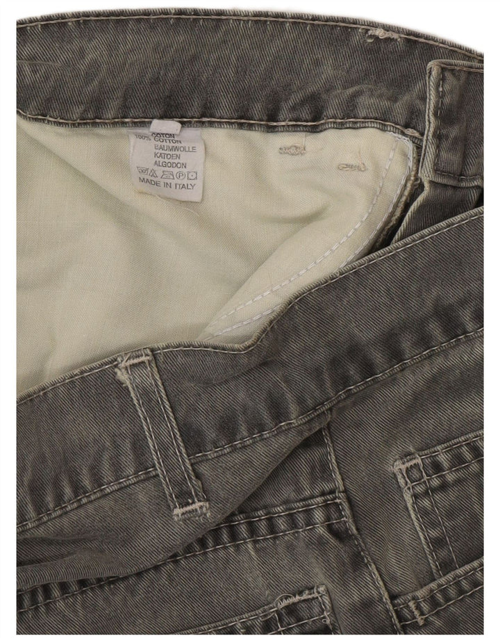Jeans affusolati da uomo James Dillon IT 46 Small W30 L30 Cotone grigio