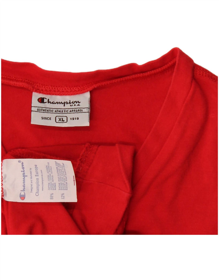 Canotta da donna Champion UK 18 XL rosso cotone